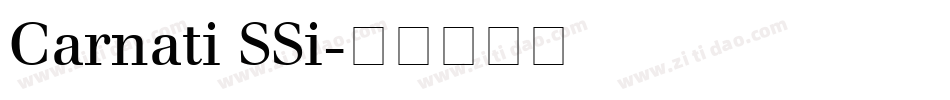 Carnati SSi字体转换